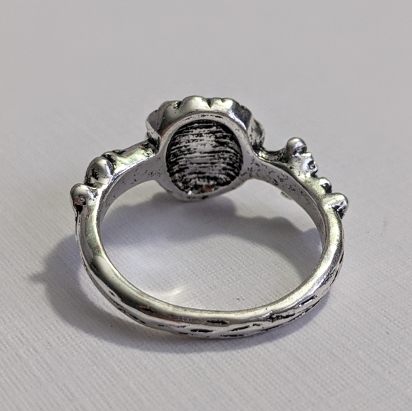 Rainbow Opal Leaves and Vines Ring - Picture 3 of 4